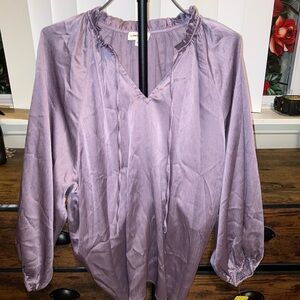 Lavender Women's Blouse Top